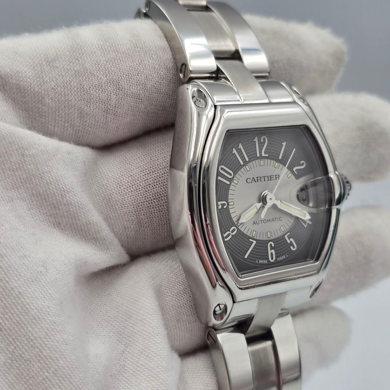 Cartier Roadster Large Steel Grey Automatic 35mm W62001V3 2510