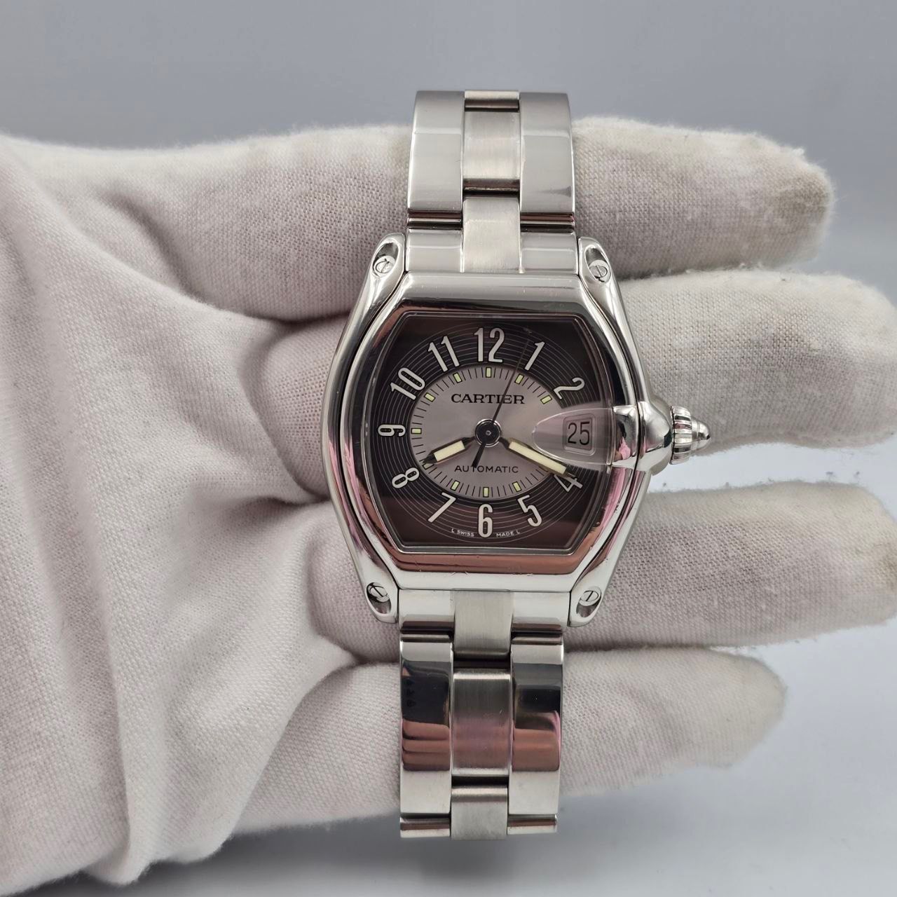 Cartier Roadster Large Steel Grey Automatic 35mm W62001V3 2510