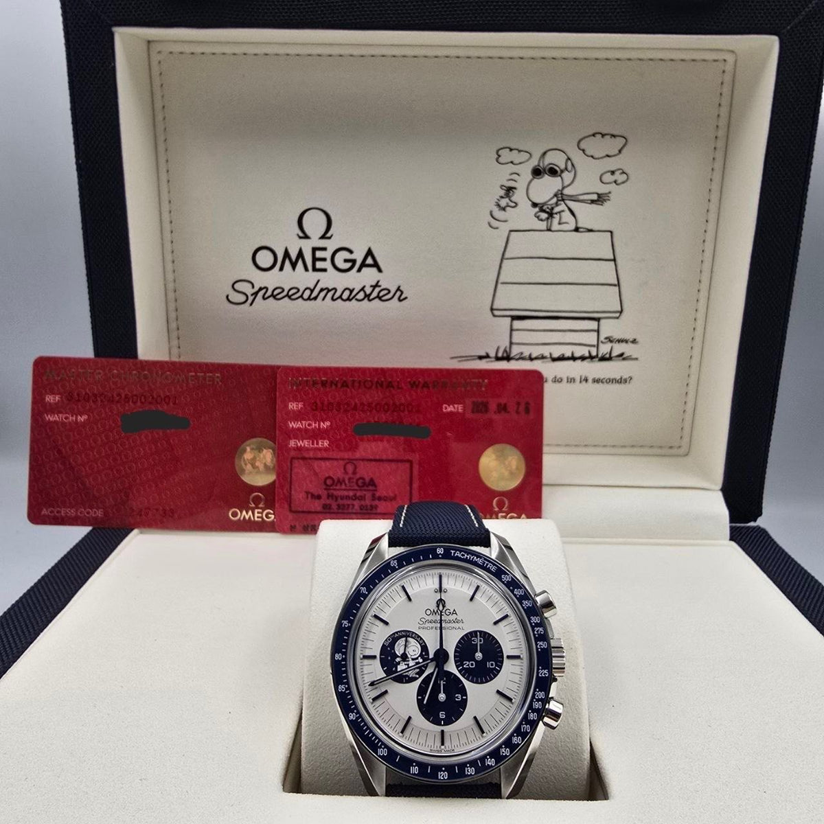 NEW 2026 Omega Speedmaster Silver Snoopy Award 50th Anniversary 42mm 310.32.42.50.02.001