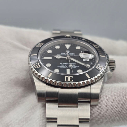 2020 FULL SET Rolex Submariner Date Black Dial Ceramic Steel Oyster 40mm 116610LN