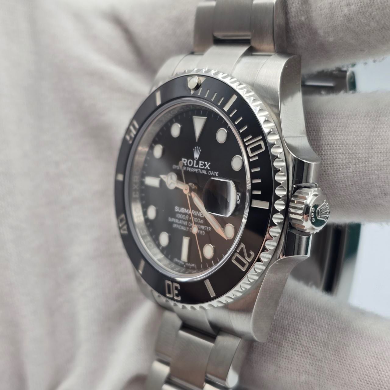 2020 FULL SET Rolex Submariner Date Black Dial Ceramic Steel Oyster 40mm 116610LN
