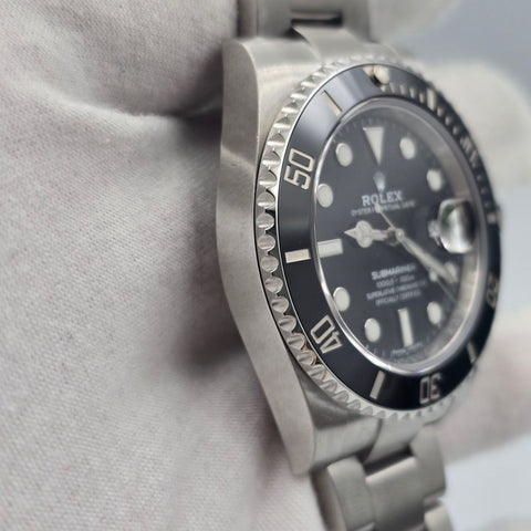 2020 FULL SET Rolex Submariner Date Black Dial Ceramic Steel Oyster 40mm 116610LN