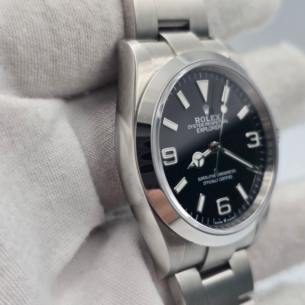 2025 FULL SET Rolex Explorer Black Dial Stainless Steel 36mm 124270