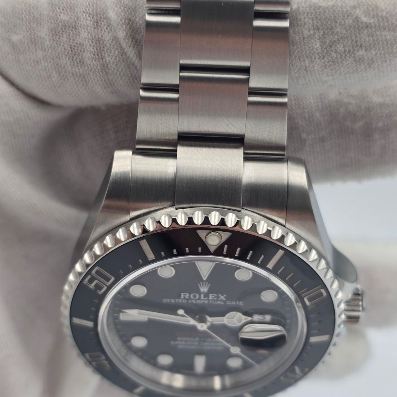 2019 FULL SET Rolex Sea-Dweller Black Dial Red Letters Stainless Steel 43mm 126600