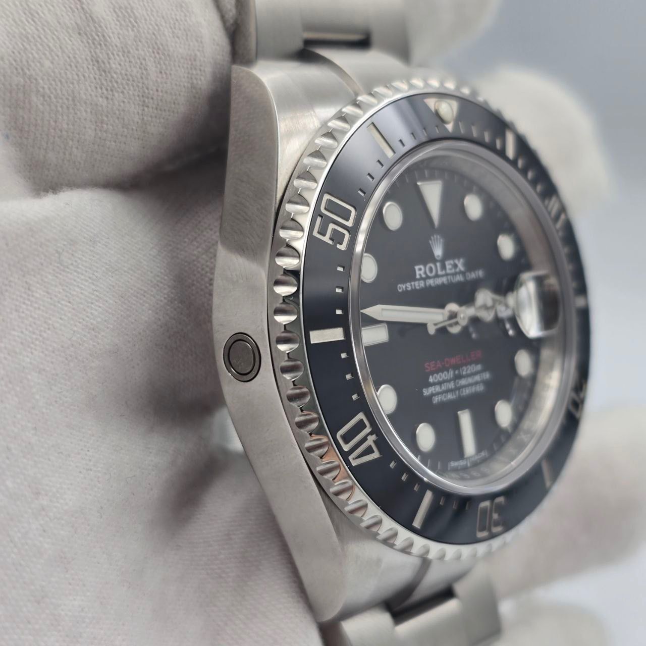 2019 FULL SET Rolex Sea-Dweller Black Dial Red Letters Stainless Steel 43mm 126600