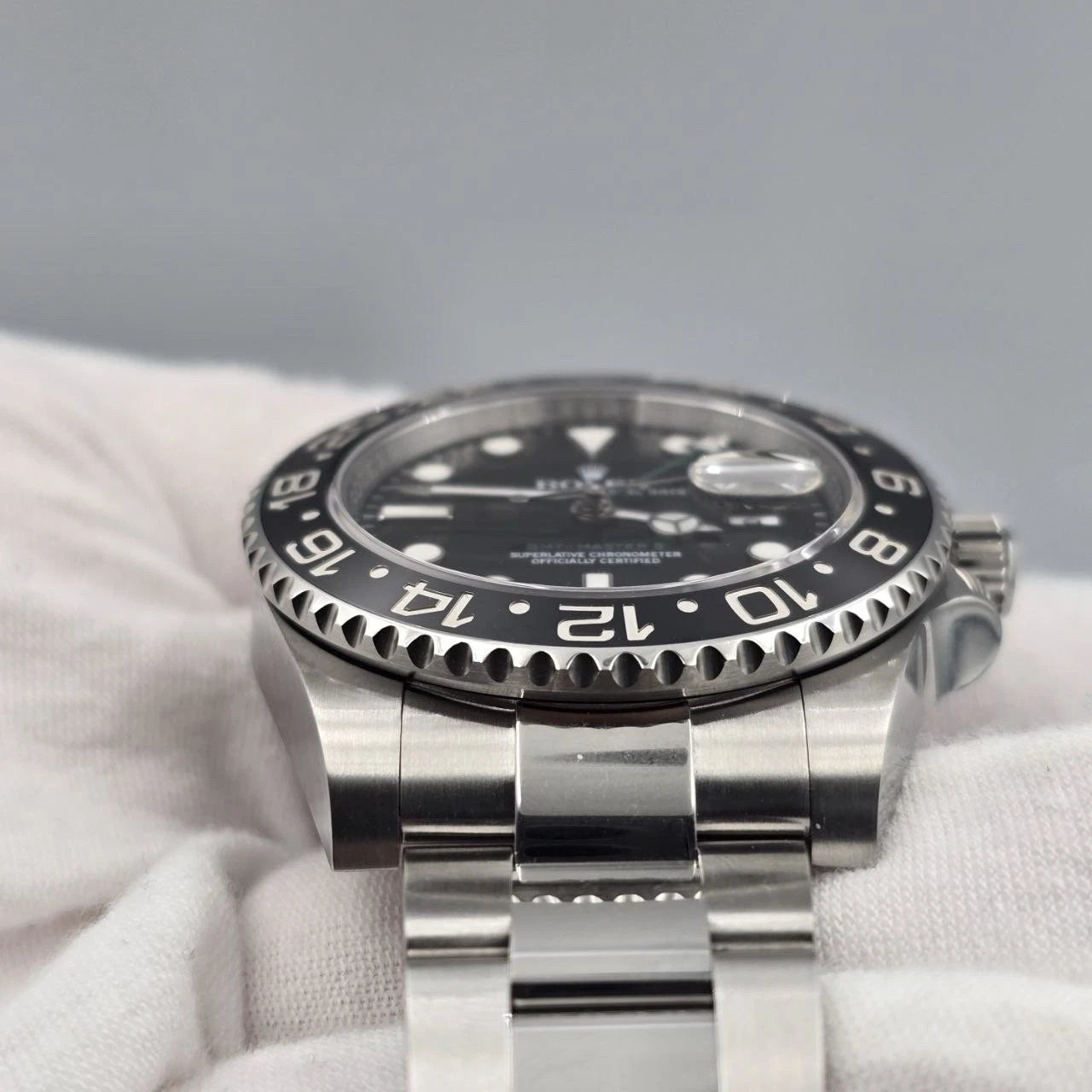 2015 PAPERS Rolex GMT Master II 116710LN Steel Ceramic "Green Arrow" 40mm BOX