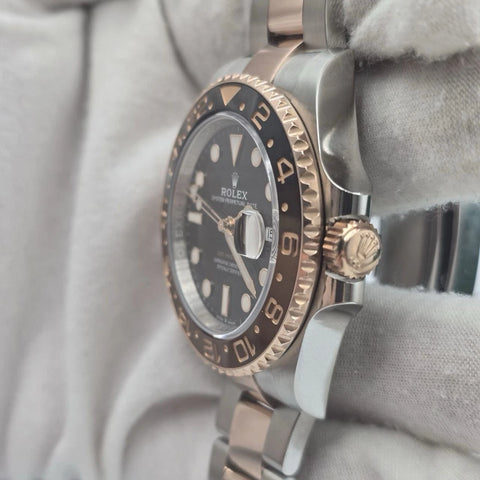 PAPERS 2019 Rolex GMT-Master II Rootbeer 40mm 126711CHNR Two-Tone Rose Gold BOX