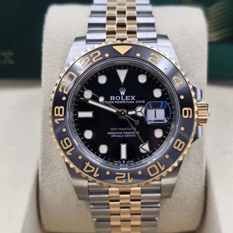 PAPERS 2025 Rolex GMT-Master II 40mm 126713GRNR Two-Tone Zombie Jubilee BOX