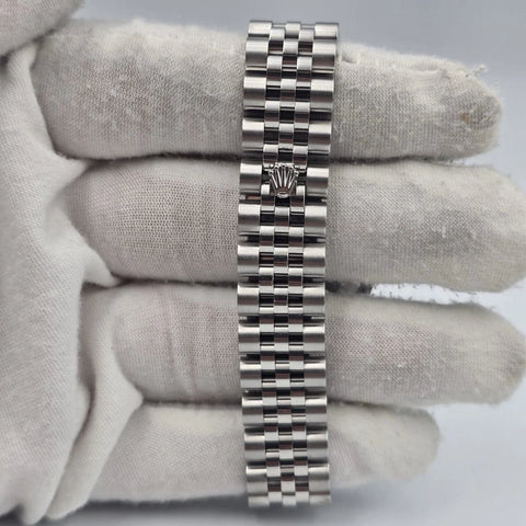 2018 PAPERS Rolex Datejust 31mm Purple Roman Diamond 6 Dial Jubilee 178274 BOX