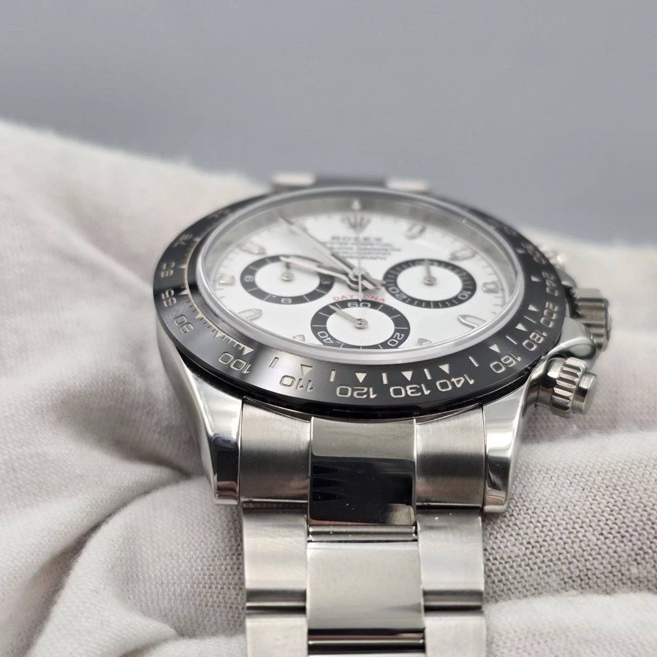 2017 PAPERS Rolex Daytona 116500LN Panda White Dial Ceramic 40mm Steel BOX