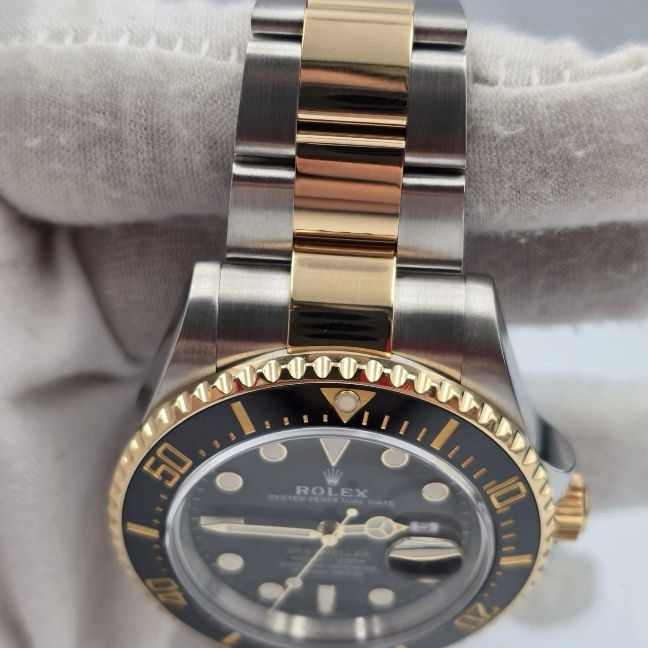 PAPERS 2021 Rolex Sea-Dweller 43mm Two-Tone Yellow Gold 126603 Black Dial BOX