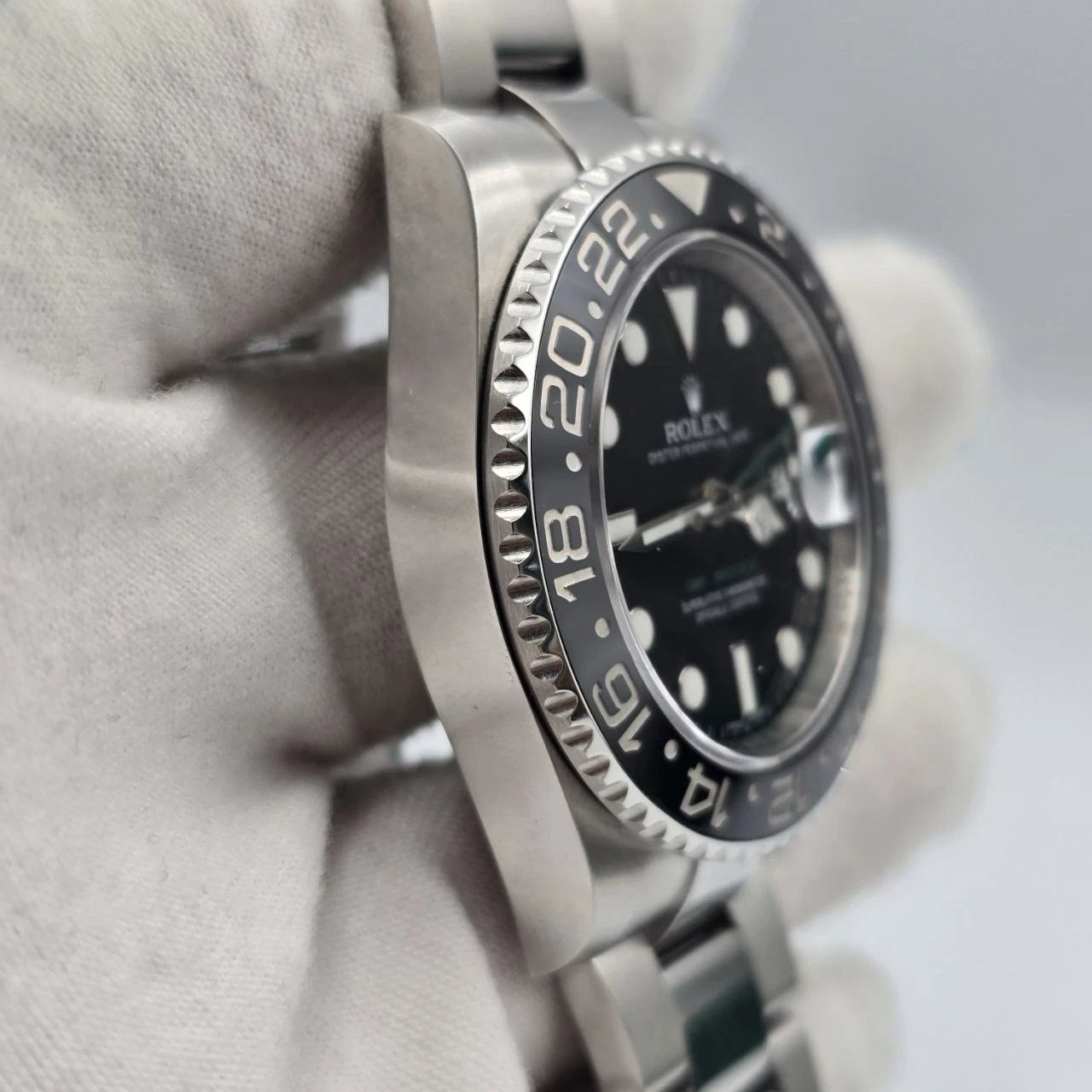 2013 PAPERS Rolex GMT Master II 116710LN Steel Ceramic "Green Arrow" 40mm BOX