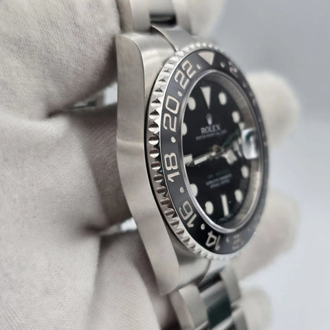 2013 PAPERS Rolex GMT Master II 116710LN Steel Ceramic "Green Arrow" 40mm BOX