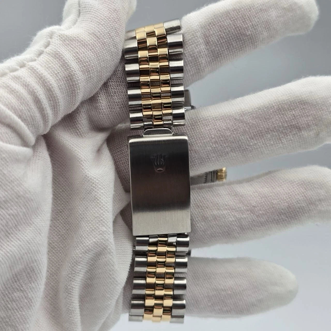 Rolex Datejust Champagne Diamond Two-Tone Yellow Gold Jubilee 16013 36mm Watch