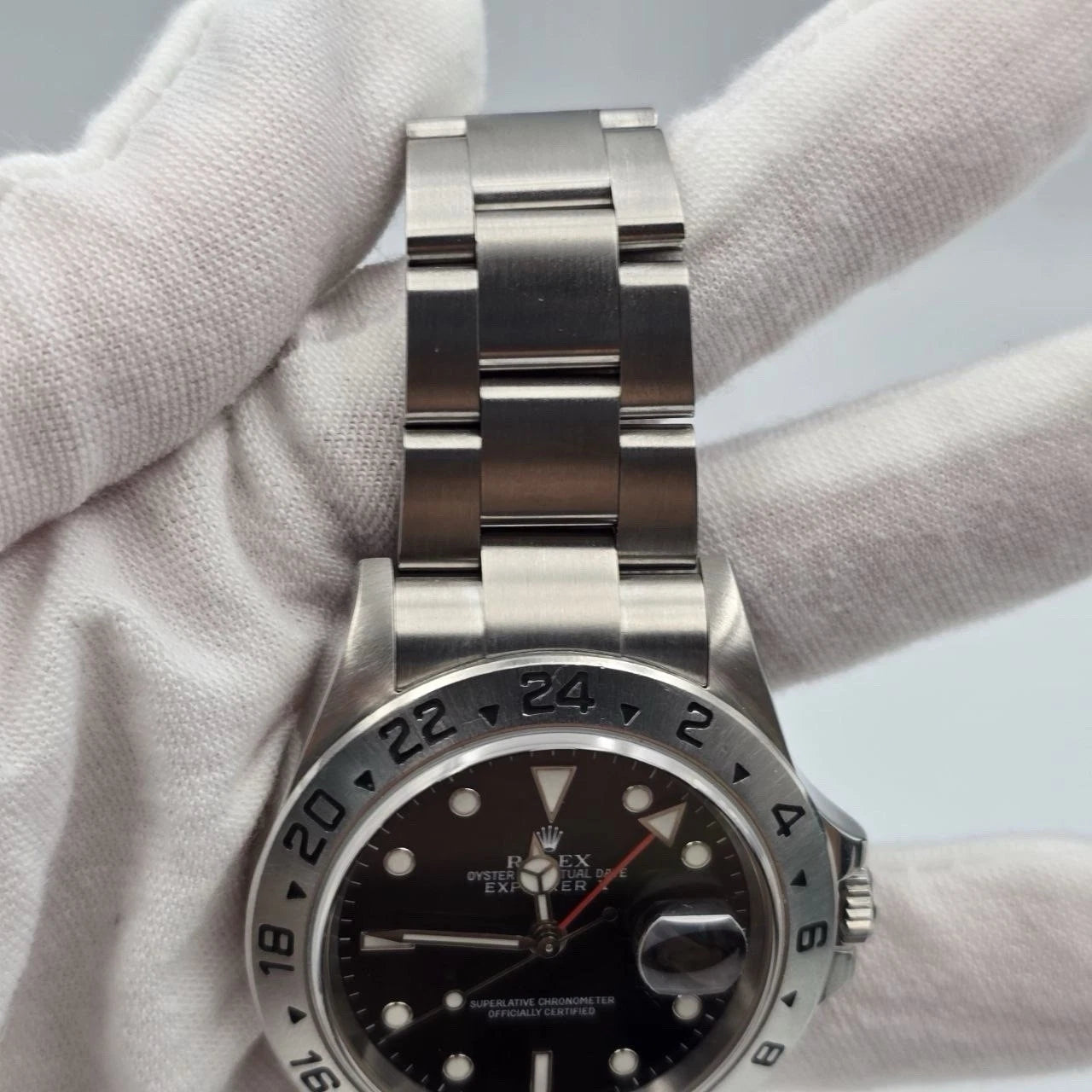 2012 RSC Rolex Explorer II Stainless Steel Black Dial 40mm Watch 16570