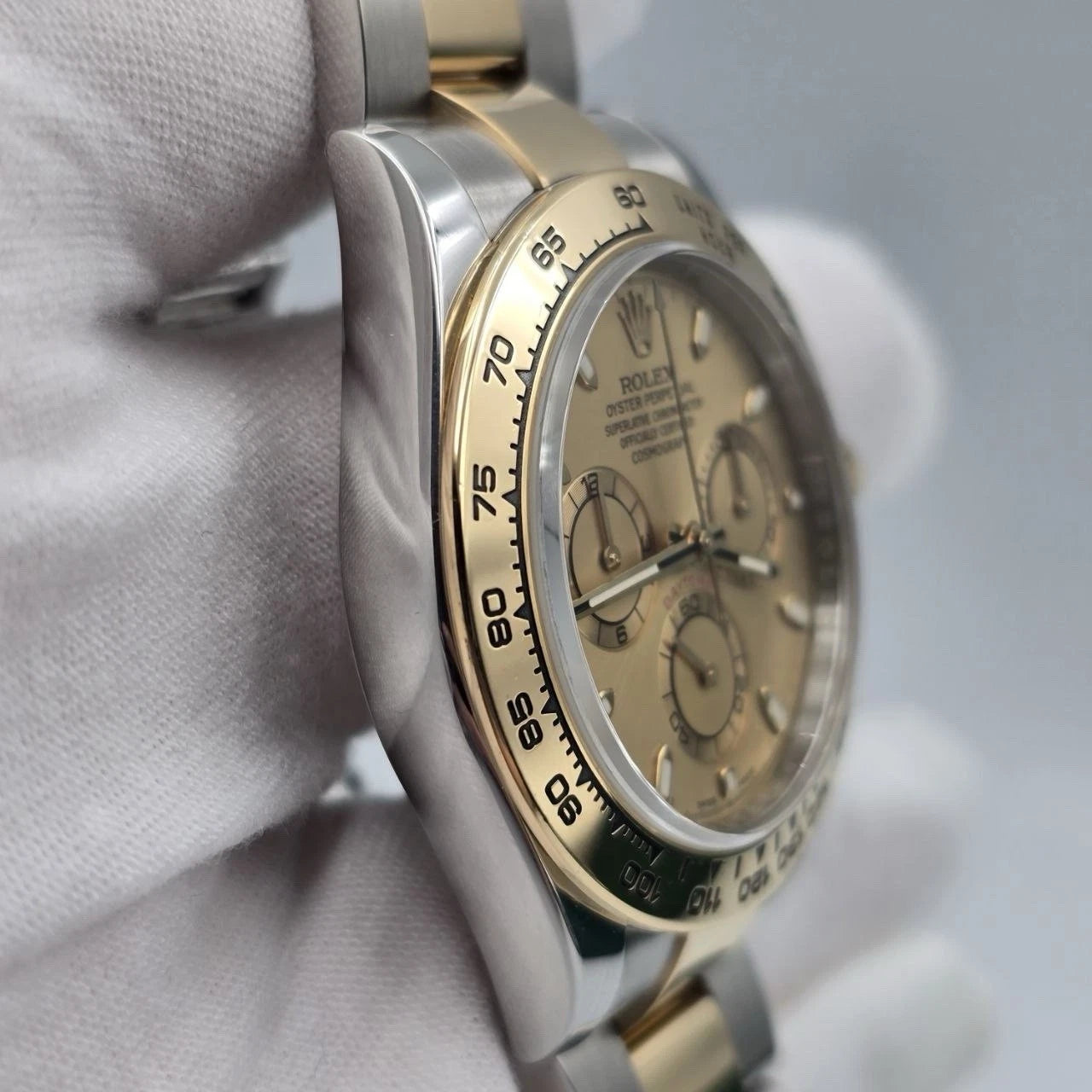 2023 PAPERS Rolex Daytona Champagne Dial 18K Yellow Gold Steel 116503 BOX