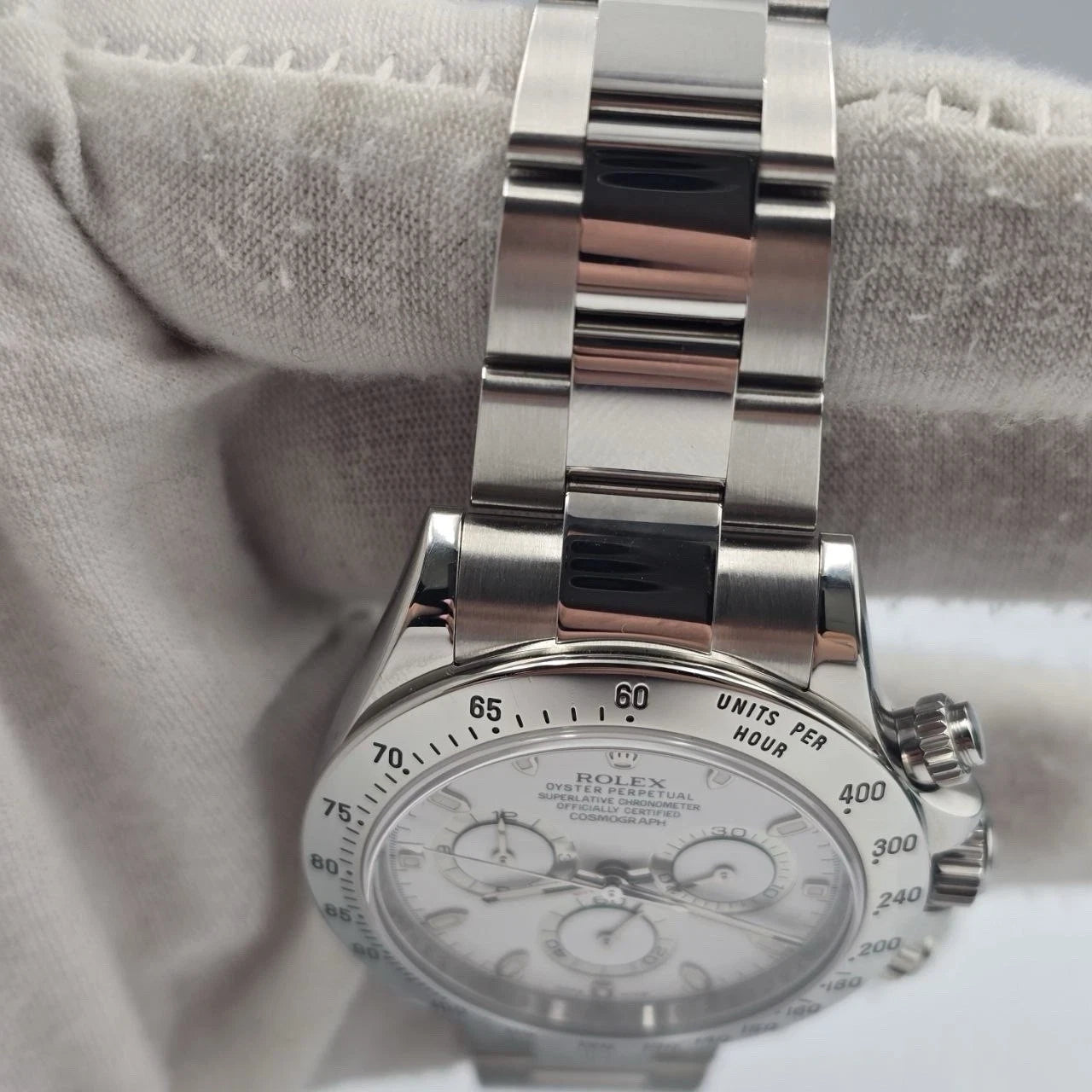Rolex Cosmograph Daytona 116520 White Dial