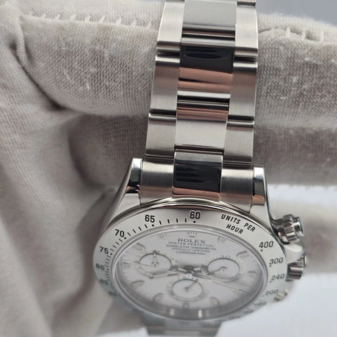 Rolex Cosmograph Daytona 116520 White Dial
