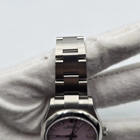 2026 NEW Rolex Oyster Perpetual Steel 31mm Candy Pink Dial 277200 UNWORN