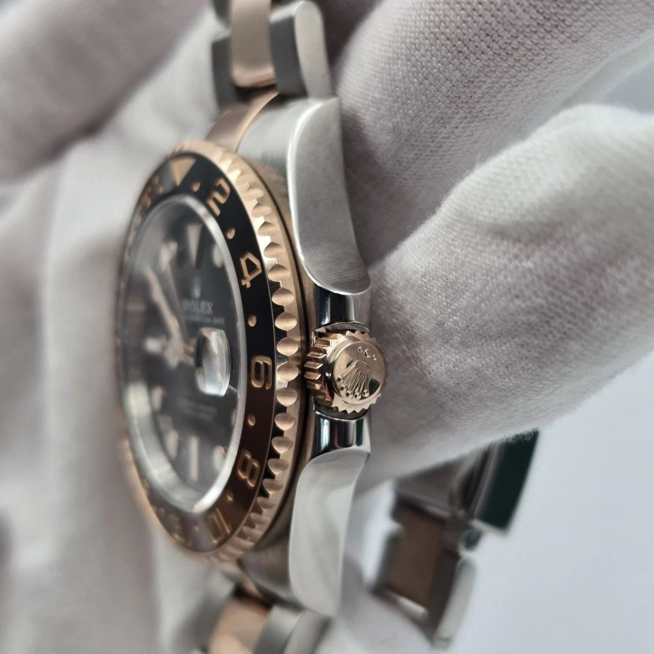 2023 PAPERS Rolex GMT-Master II Rootbeer 40mm 126711CHNR Two-Tone Rose Gold BOX