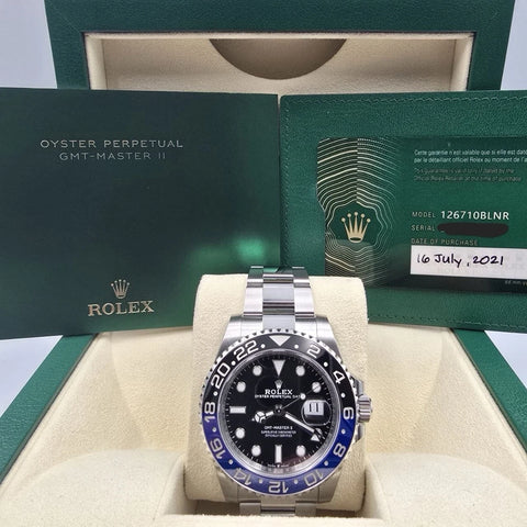 Rolex GMT-Master II 126710BLNR Batman