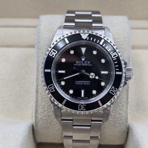 2001 Rolex Submariner No Date 14060M 2 Liner Black Dial Stainless Steel 40mm