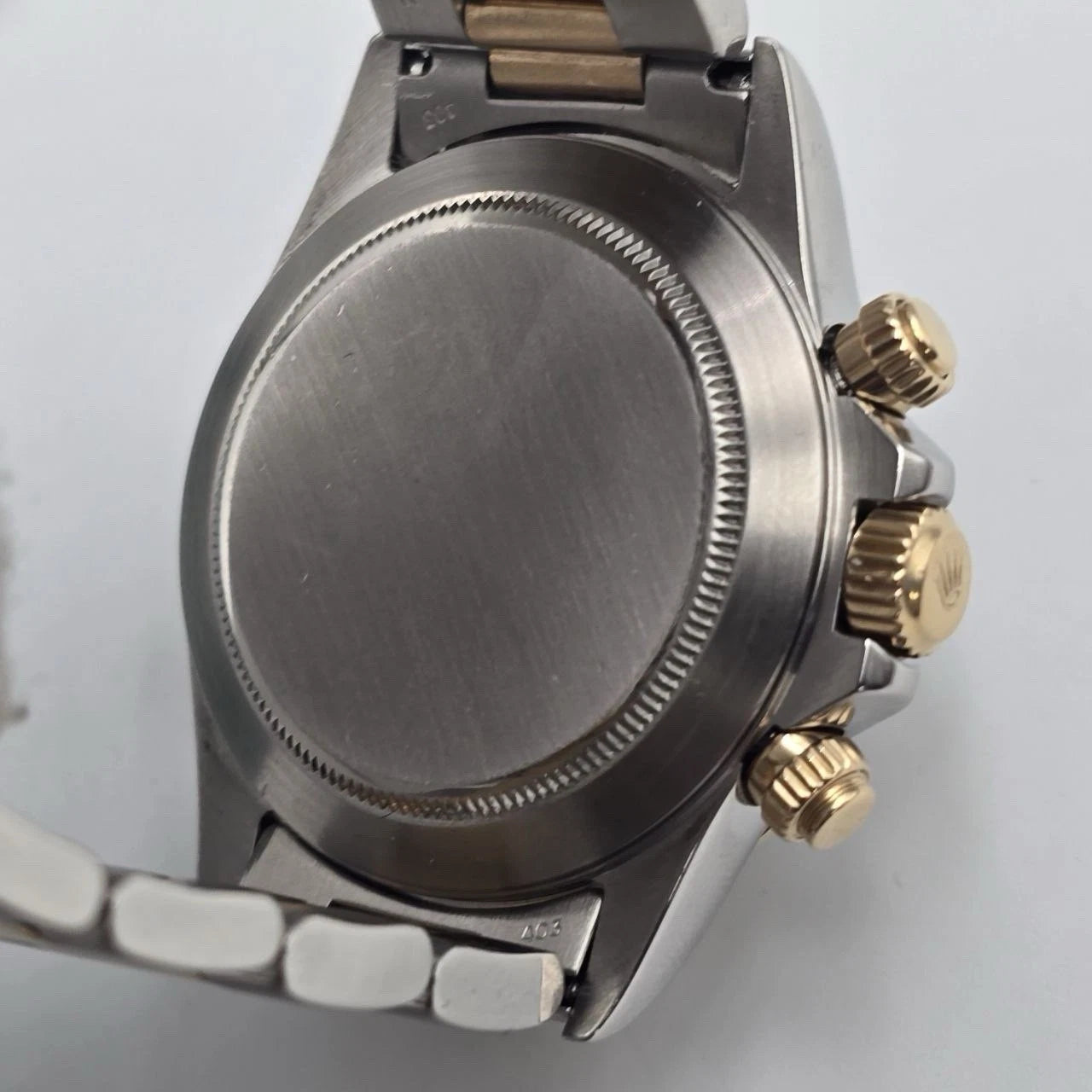 Rolex Daytona 16523 Zenith White Dial Yellow Gold Two Tone 40mm Watch