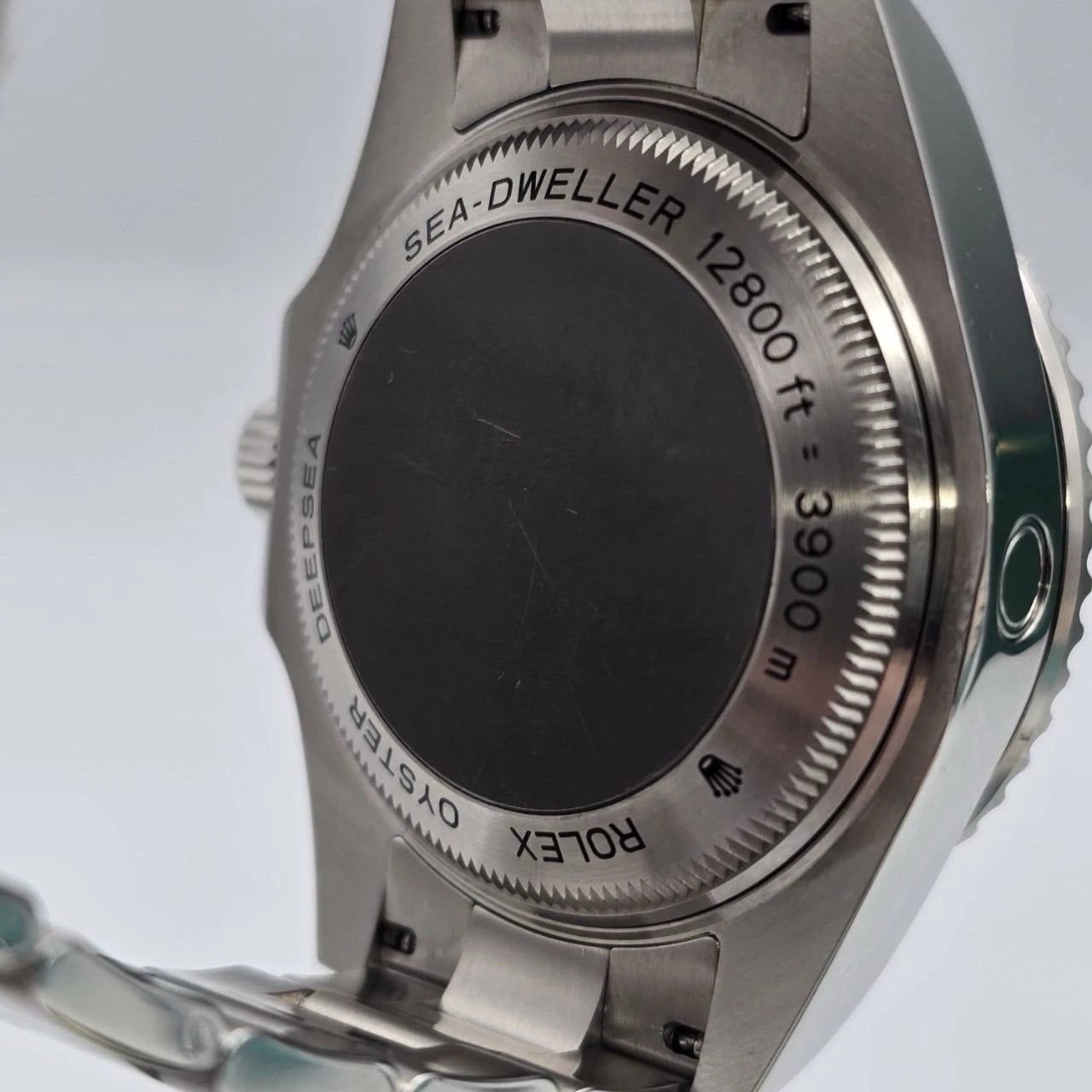 2013 PAPERS Rolex Sea-Dweller Deepsea 44mm Black Ceramic Steel Dive Watch 116660