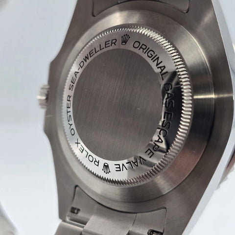 2022 PAPERS Rolex Sea-Dweller Black Red Letters Stainless Steel 43mm 126600 BOX