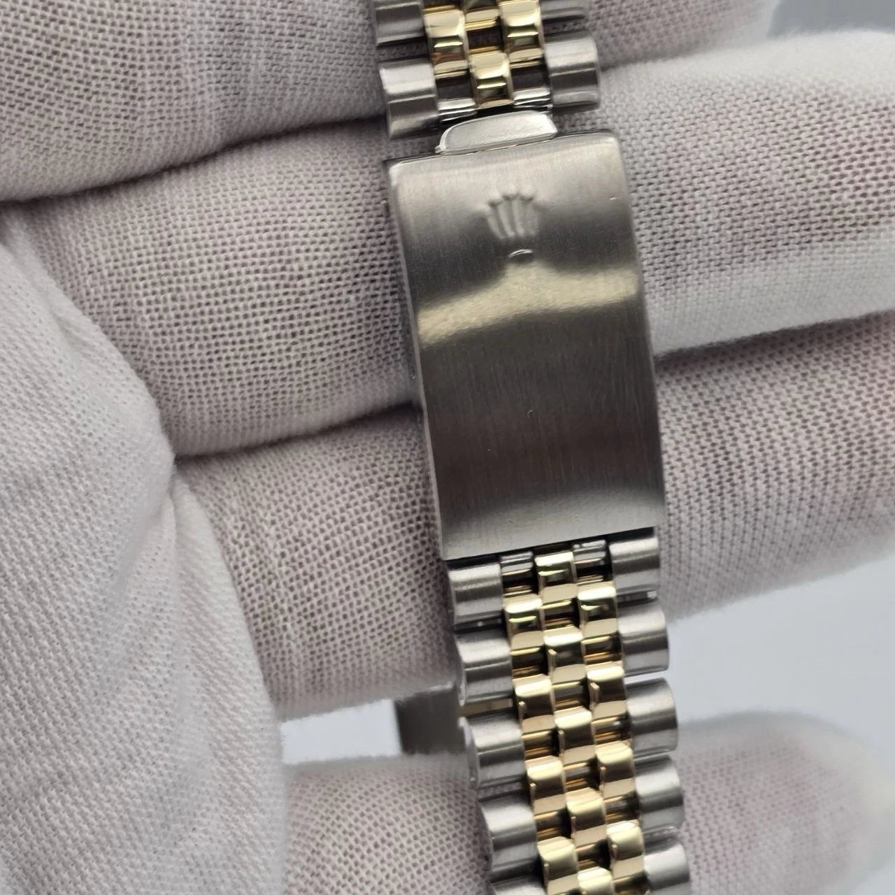 Rolex Datejust Silver Dial Two-Tone Yellow Gold Jubilee 16013 36mm Watch