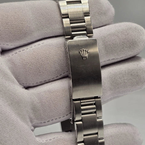 2007 Rolex Air King 14000M Automatic Watch Stainless Black Dial 34MM