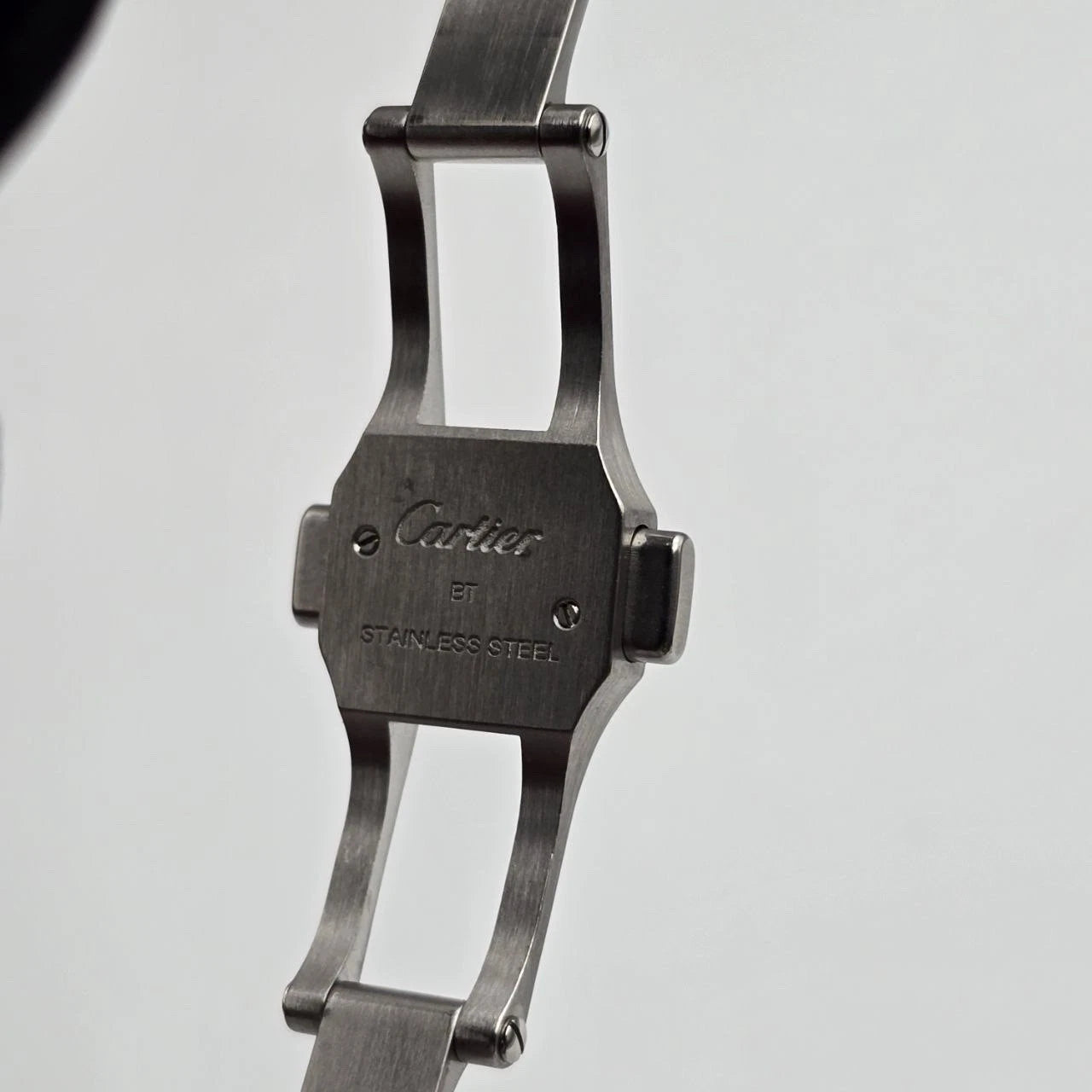 Cartier Santos De Cartier Medium Model Auto Steel Watch 35mm Watch WSSA0029 B+P