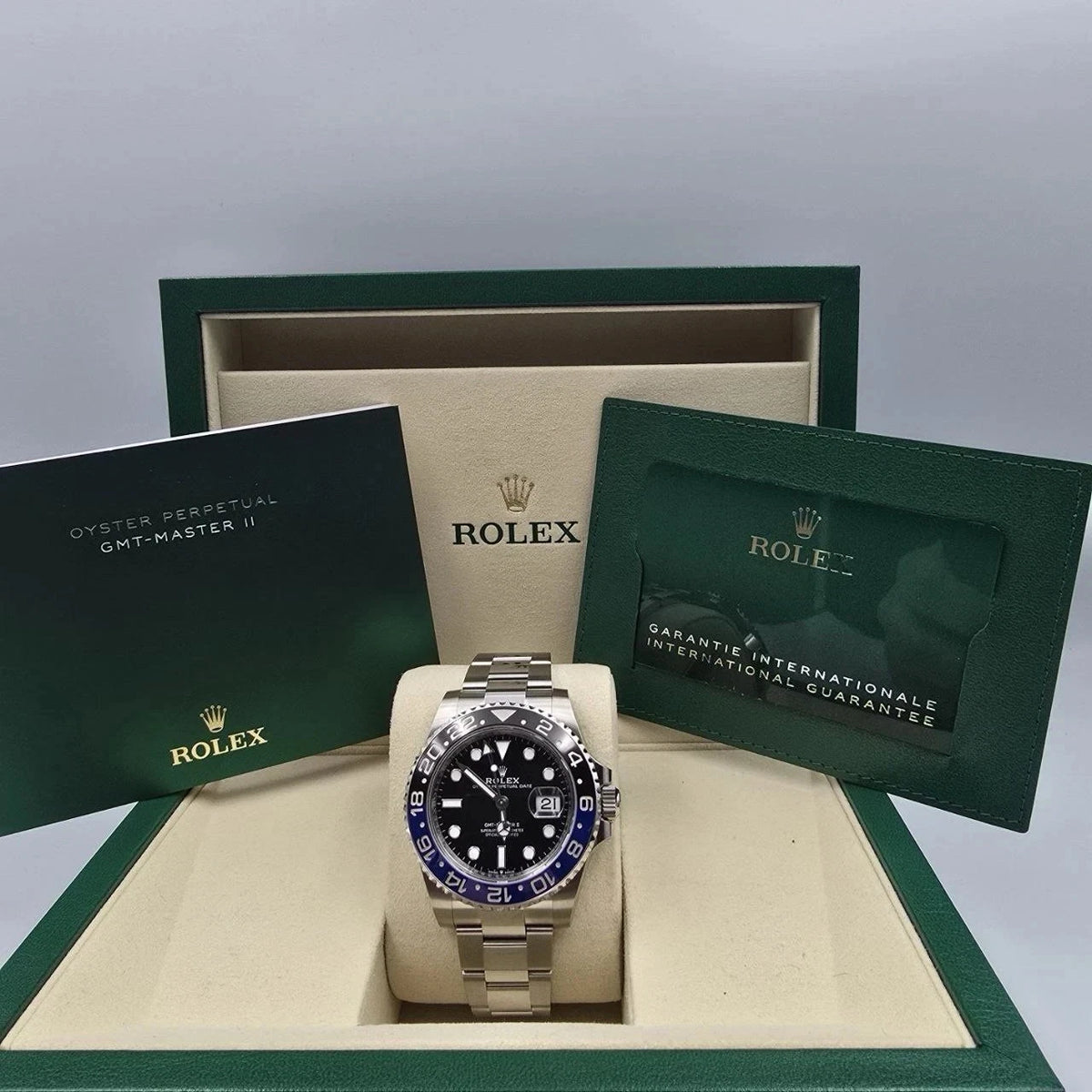 NEW 2025 Rolex GMT-Master II 126710BLNR Batman Oyster 40mm Watch UNWORN