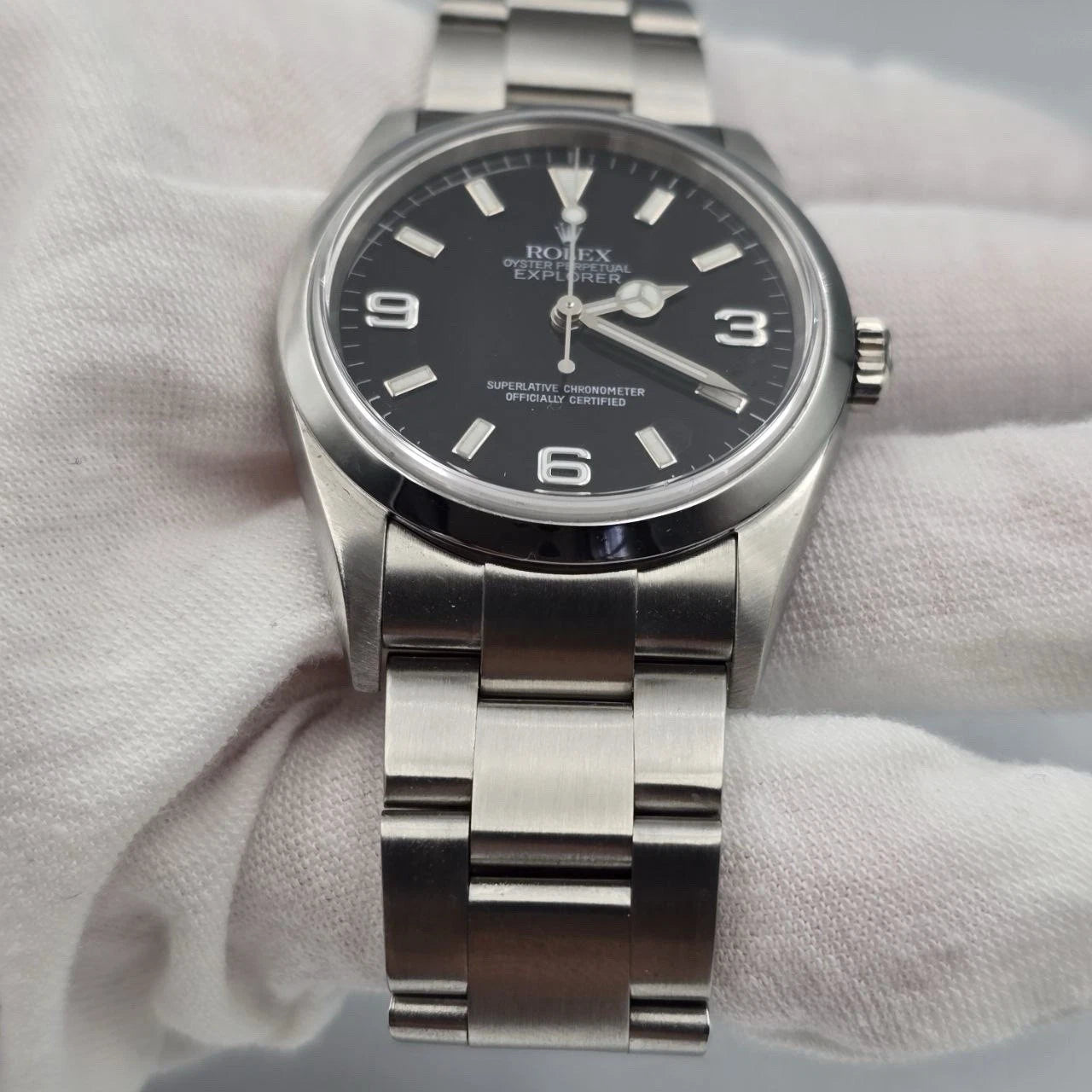 Rolex Explorer l 114270 36mm Stainless Steel Black Dial Watch