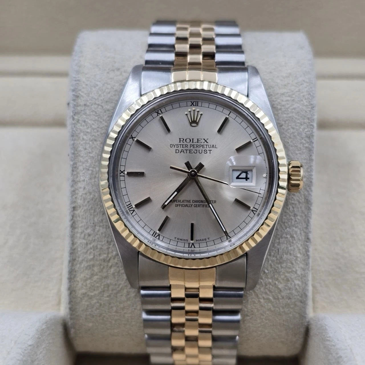 Rolex Datejust 16013 Silver Dial Two-Tone