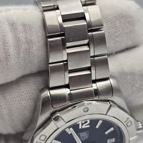 Tag Heuer Aquaracer WAF2112 38mm Automatic Dive Watch Blue Dial Stainless Steel