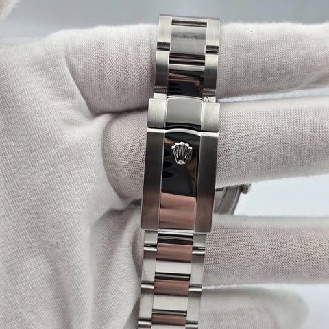 PAPERS 2024 Rolex Datejust 41mm 126334 Stainless Steel Oyster White Dial BOX