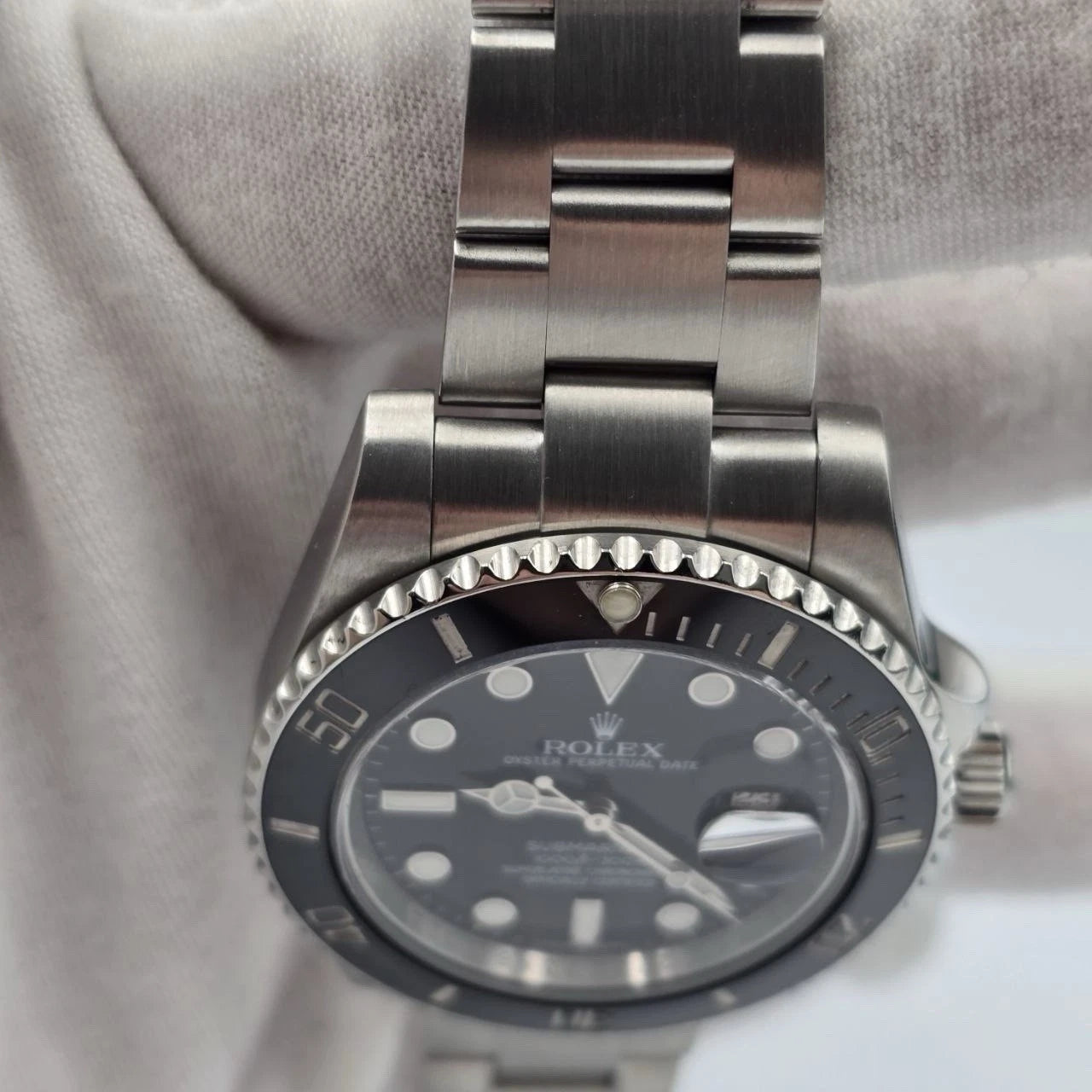 2015 PAPERS Rolex Submariner Date 116610LN Steel Black Ceramic 40mm Watch BOX