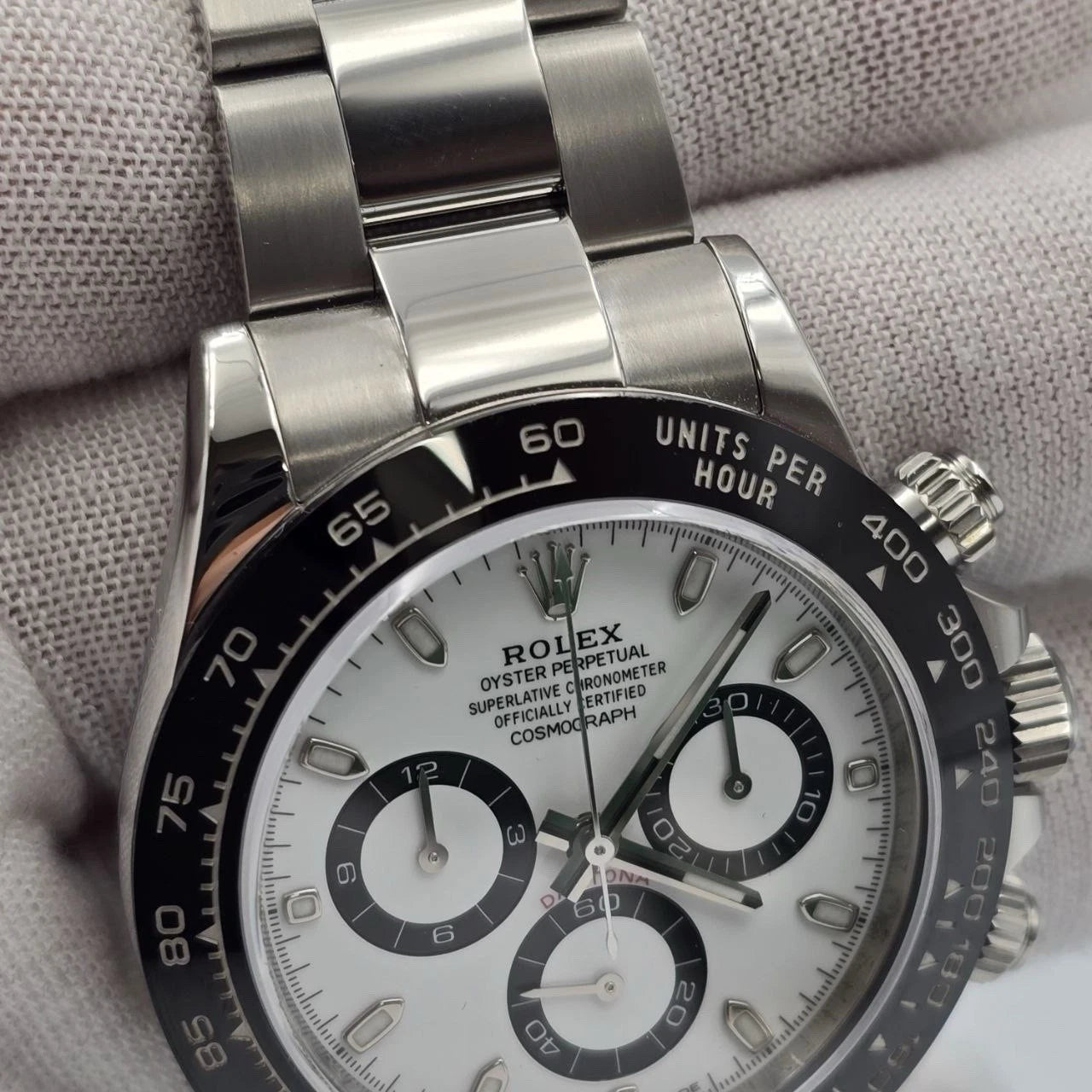 2021 PAPERS Rolex Daytona 116500LN Panda White Dial Ceramic 40mm Steel Watch BOX