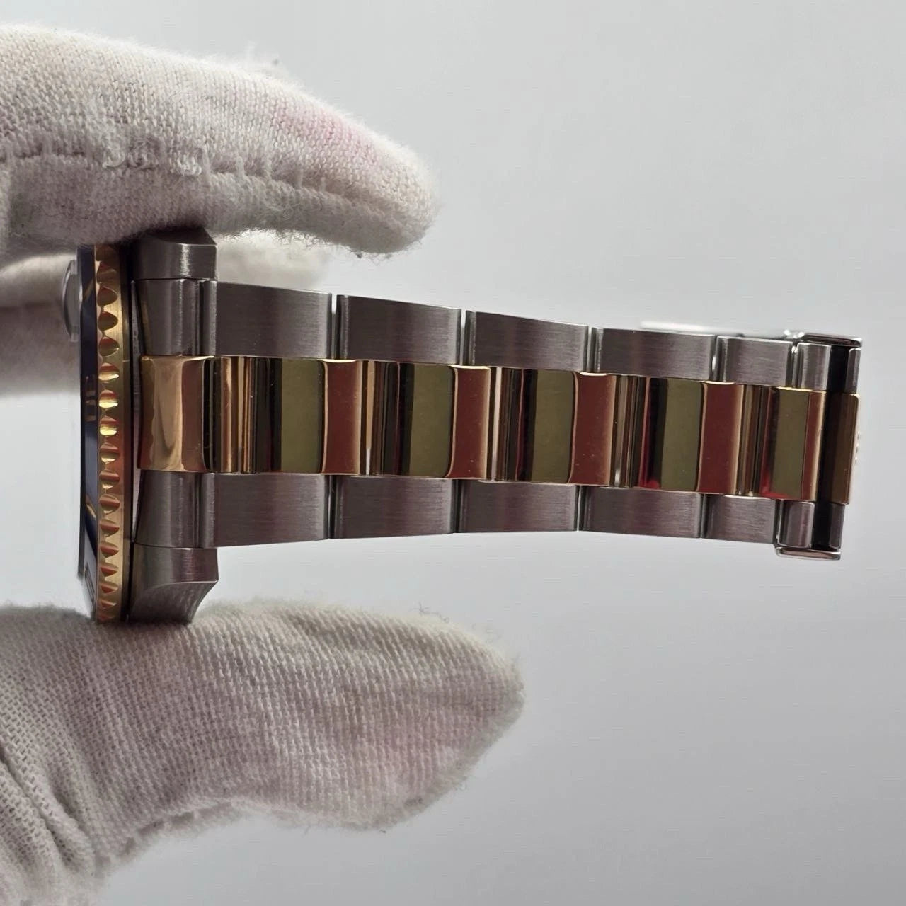 PAPERS 2021 Rolex Submariner Blue Dial Two Tone Gold 41mm Watch 126613LB BOX