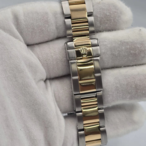 Rolex Daytona 16523 Zenith White Dial Yellow Gold Two Tone 40mm Watch