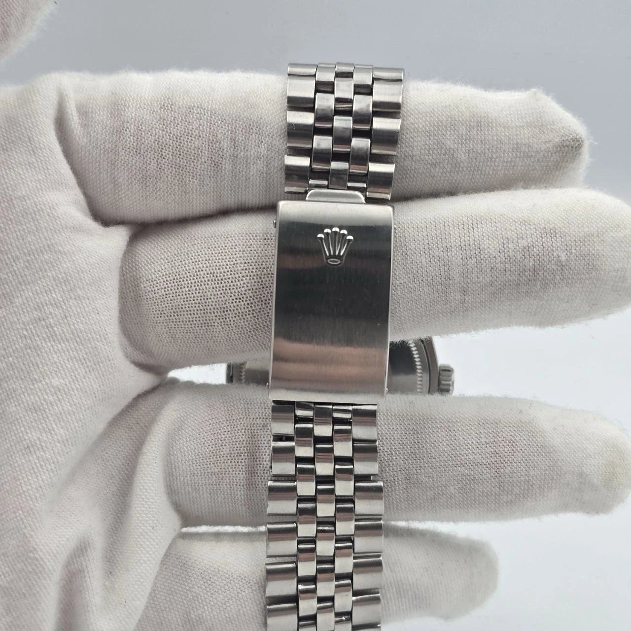 Rolex Datejust 1601 Stainless Steel Factory Grey Ghost Dial Jubilee 36mm Watch
