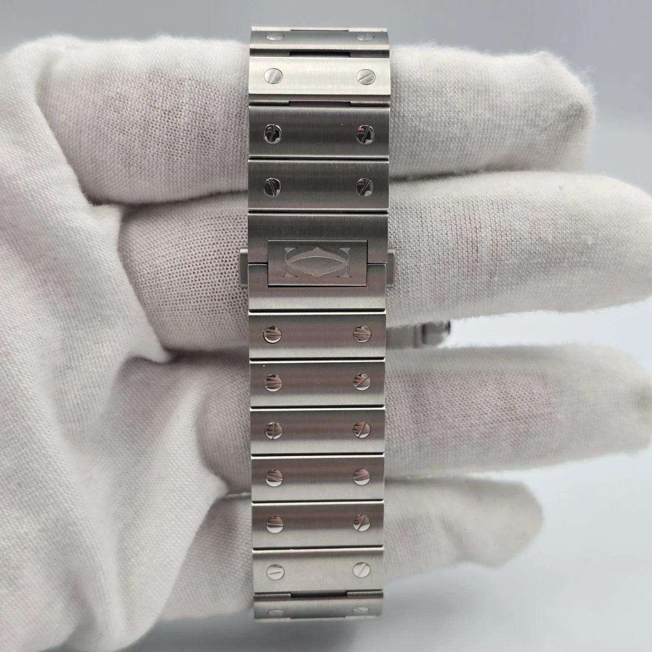 NEW 2026 Cartier Santos de Cartier Stainless Steel Large White Dial WSSA0018