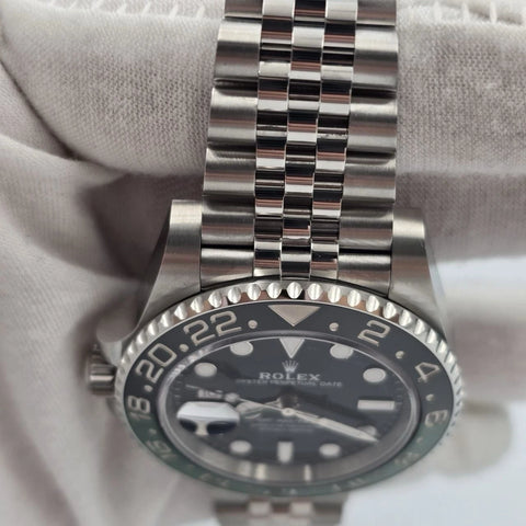 PAPERS 2025 Rolex GMT-Master II “Sprite” 40mm 126720VTNR Jubilee Black Dial BOX