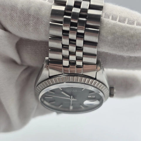 Rolex Datejust 1601 Stainless Steel Factory Grey Ghost Dial Jubilee 36mm Watch