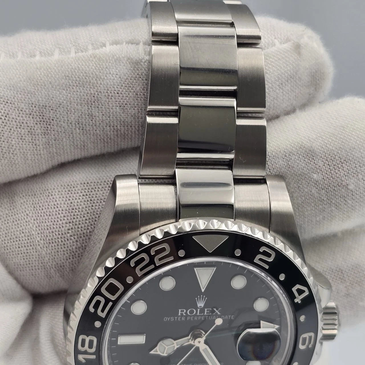 PAPERS 2011 Rolex GMT Master II 116710LN Steel Ceramic "Green Arrow" 40mm BOX