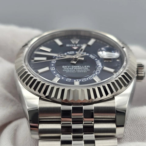 NEW 2026 Rolex Sky-Dweller 42mm Blue Dial Stainless Steel Jubilee 336934