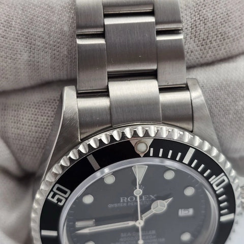 2008 Rolex Sea-Dweller 16600 Stainless Steel Black Dial 40MM Watch