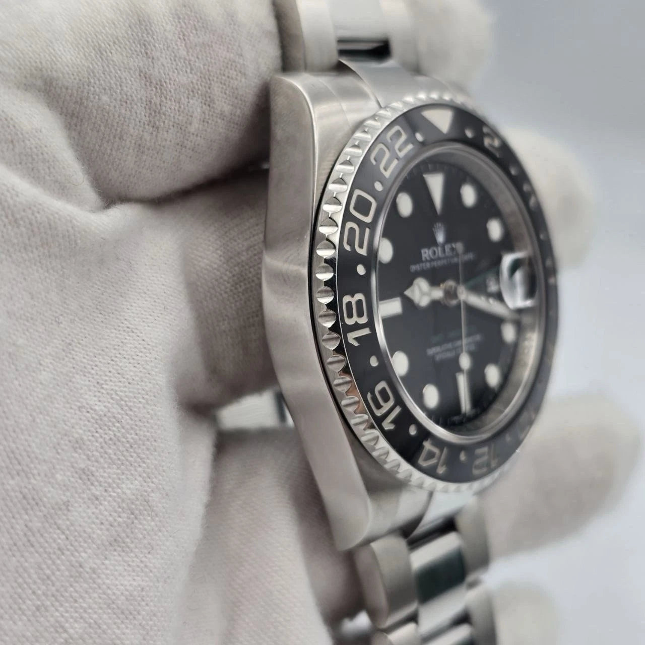 2014 PAPERS Rolex GMT Master II 116710LN Steel Ceramic "Green Arrow" 40mm BOX