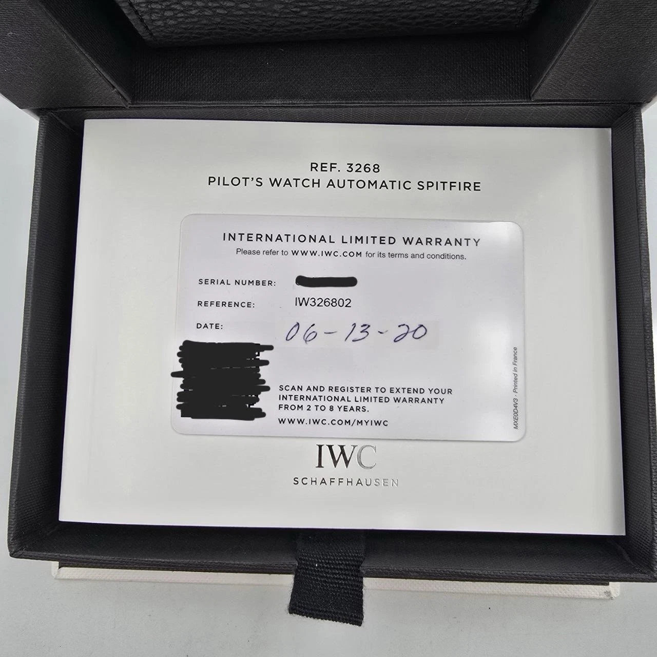 2020 PAPERS IWC Pilot's Watch Spitfire Bronze Automatic Watch IW326802 39mm BOX